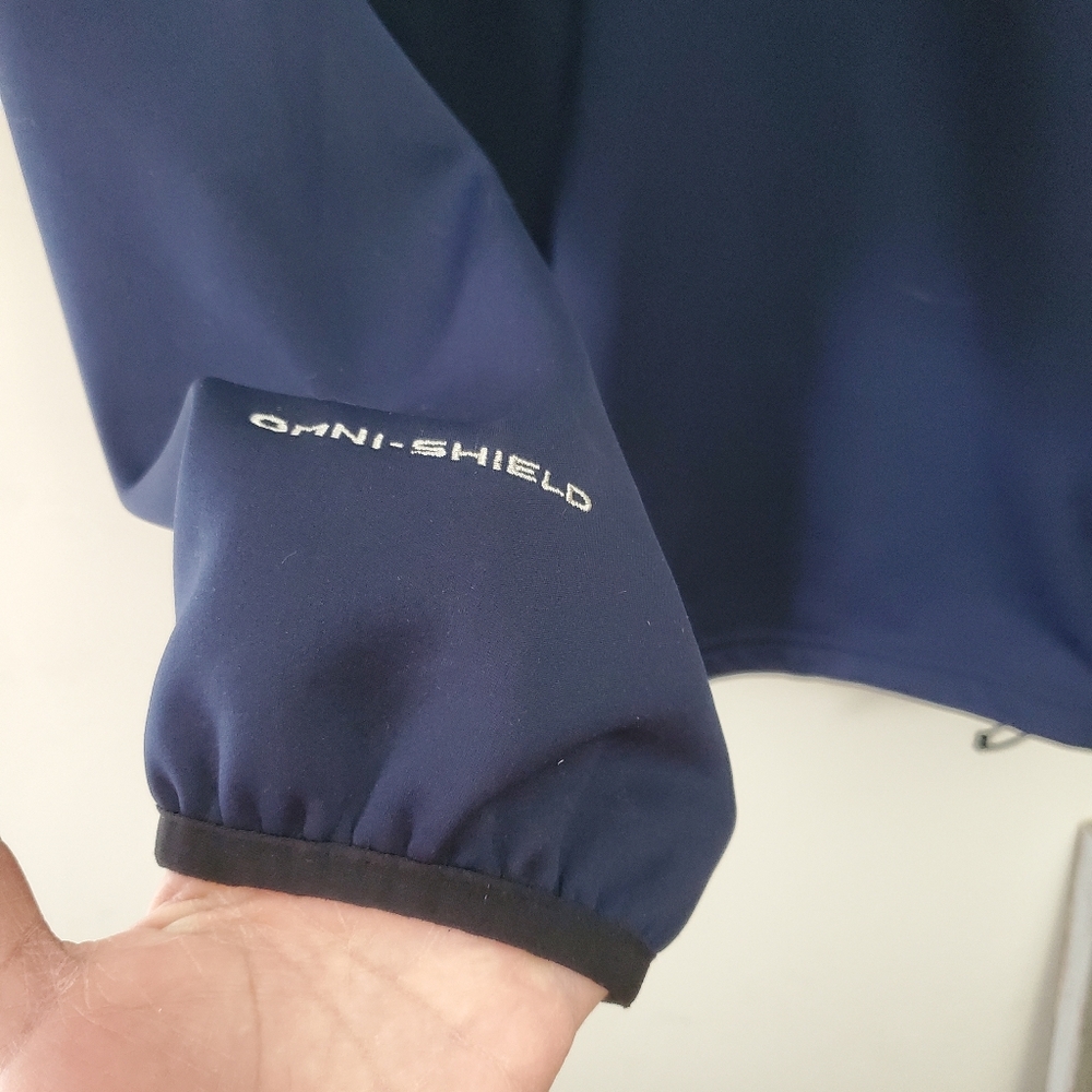 Columbia Interchange Soft Shell Jacket Navy Blue … - image 5